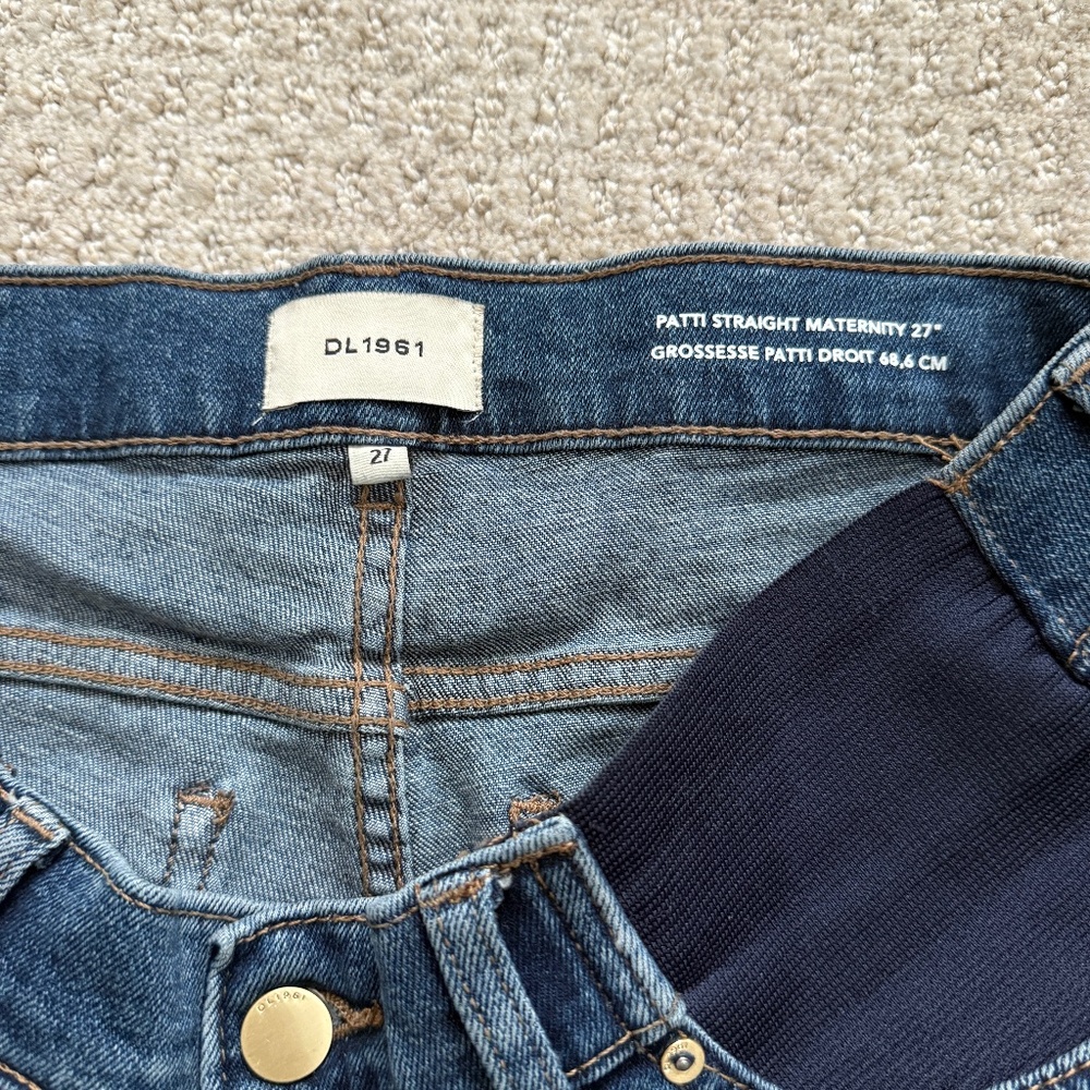DL1961 Patti Straight Maternity Jean Size 27